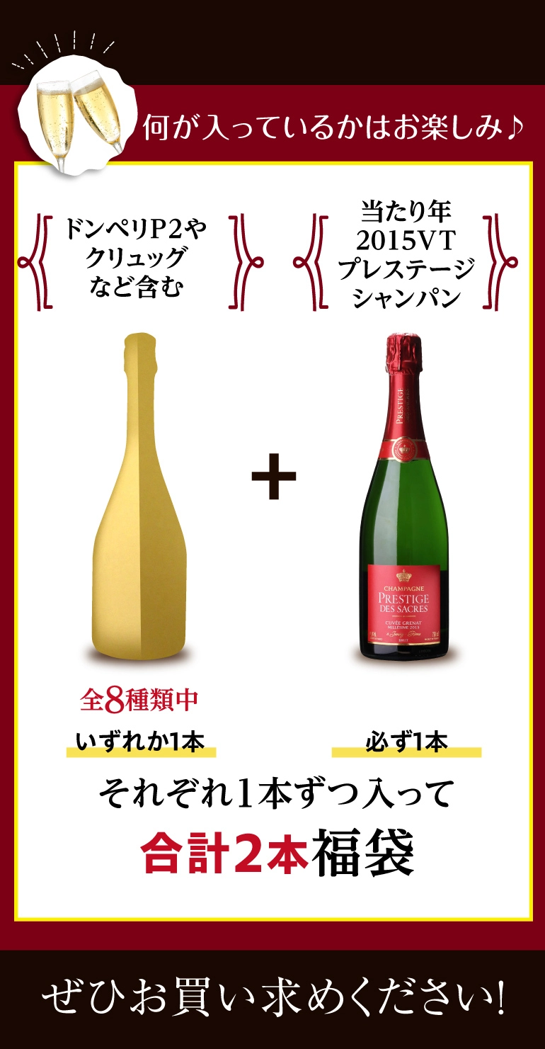 シャンパン2本福袋
