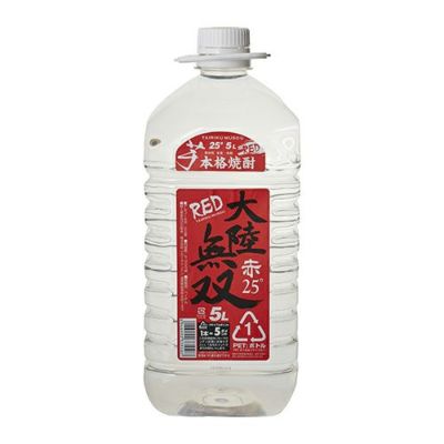 大陸無双 本格芋焼酎黒麹仕込み 25度 5Lいも焼酎【大容量5L】[長S] | リカマン オンライン