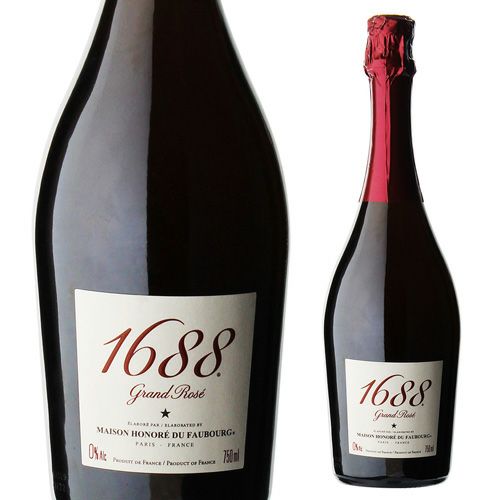 1688 グラン ロゼ 高級ノンアルコール スパークリング Grand Rose フランス産 750ml ノンアルコールワイン アルコールフリー  Alc.0.00% 浜運 | リカマン オンライン