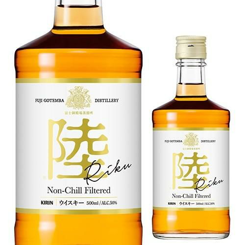 キリン ウイスキー 陸 PURE&MELLOW 500ml 50度 富士 御殿場蒸溜所 