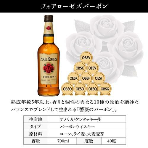 フォアローゼズ フォアローゼズ 40° | リカマン オンライン