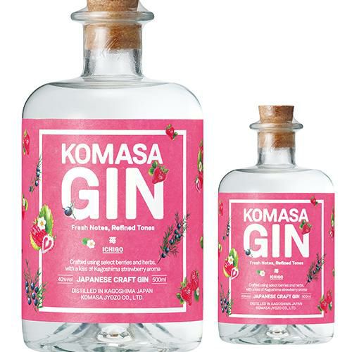 コマサジン 苺 45度 500ml ジャパニーズ クラフト ジン KOMASA
