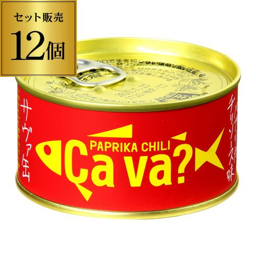 サヴァ缶 国産サバのパプリカチリ味 170g×12個 1個あたり369円(税別