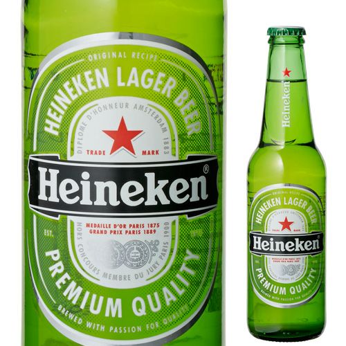 ハイネケン ロングネックボトル330ml瓶Heineken Lagar Beer