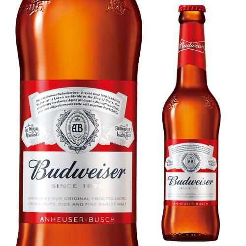 バドワイザー330ml瓶 ロングネックボトルBudweiser 長S | リカマン