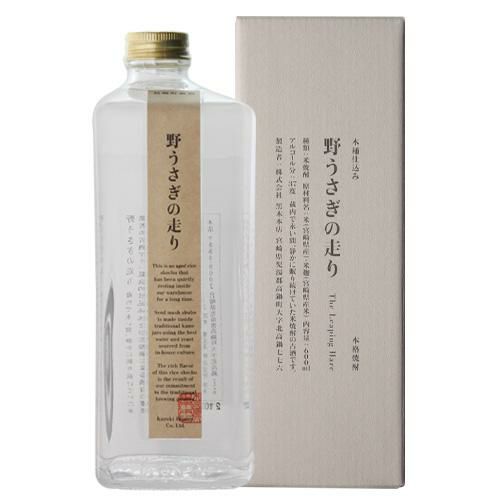 野うさぎの走り　米焼酎　37度　600ml　6本セット 焼酎 米焼酎 野うさぎの走り 37度 600ml宮崎県 黒木本店[米焼酎