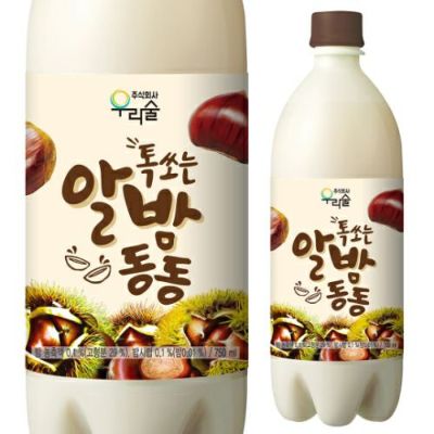 しゅわっと 栗マッコリ 750ml 6度 ウリスル 韓国 韓国酒 微炭酸