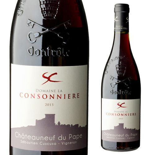 ワイン 赤 2015年 シャトーヌフ・デュ・パプ クロ・デ・パプ・ルージュ