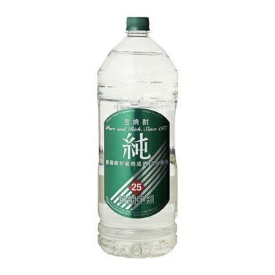 サントリー 鏡月グリーン 25°4Lペット×4本韓国焼酎【ケース(4本