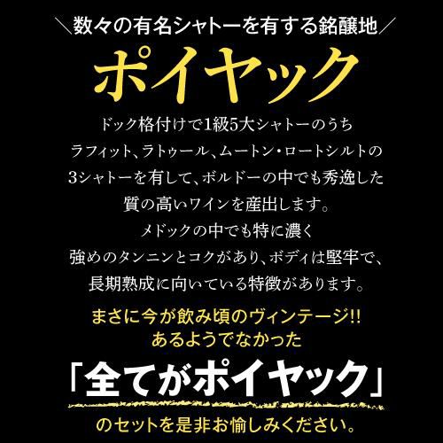 1本当たり4,675円(税込) 全てがポイヤック赤4本セットファインズ 750ml×4本 格付け4級 5級 セカンドワイン入り ワインセット  リカマン オンライン