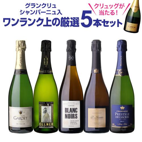 1本/5,000円】送料無料 シャンパンセット！実力派メゾンだけを集めた 