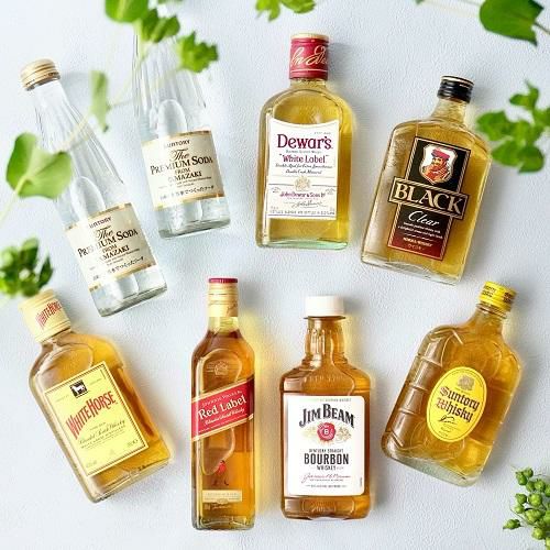 父の日 送料無料 ワールドウイスキー6本 (180～200ml) 飲み比べセット 