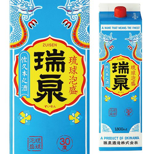☆沖縄発☆泡盛30度「紙パックセット」1.8LX6本 夢航海 紙パック30度1800ml6本セット（沖縄泡盛）