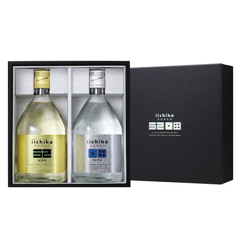 送料無料 三和酒類 iichiko SUPER USA HITAギフト 720ml 2本 ギフトBOX