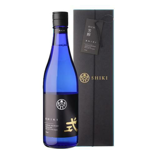 日本酒 式 SHIKI RICH 芳醇 純米大吟醸 720ml 15度 三重県 河武醸造 弓形穂 純米大吟醸酒 清酒 四号 瓶 虎姫 | リカマン  オンライン