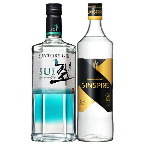 ニッカ ジンスパイア サントリー 翠 ジャパニーズ ジン 2本セット nikka suntory japanese gin sui ジンソーダ