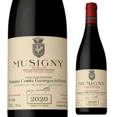 ミュジニー ヴィエイユ ヴィーニュ グラン クリュ 2020<br>コント ジョルジュ ド ヴォギュエ 750ml<br>フランス ブルゴーニュ コート ド ニュイ 特級 ピノ ノワール 赤 辛口 虎