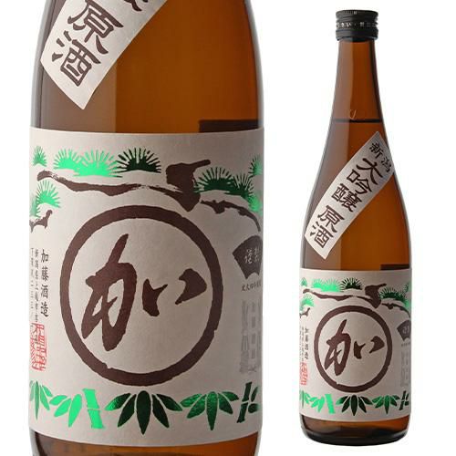 日本酒 マル加 大吟醸原酒 17度 720ml 1本新潟県 加藤酒造 大