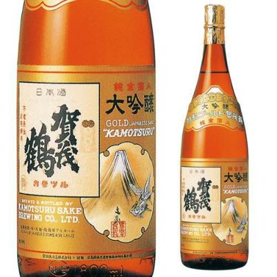 特製 ゴールド賀茂鶴 大吟醸純金箔入 1.8L | リカマン オンライン