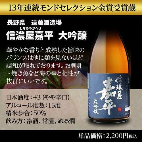 日本酒 飲み比べ セット 全国10蔵 大吟醸 720ml×10本セット純米大吟醸