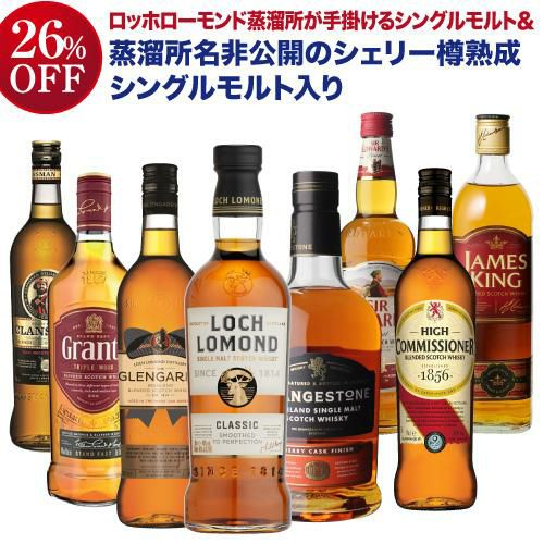 送料無料 ロッホローモンド オフィシャルボトル ＆ ハイランドシングル