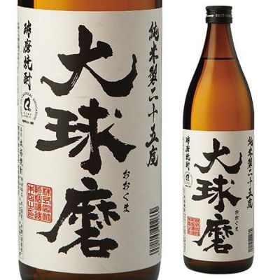 球磨焼酎 大球磨 純米製二十五度 900ml 6本販売 熊本県 恒松酒造本店送料無料 米焼酎 こめ焼酎 25度 5合瓶 おおくま 減圧蒸留 白麹 長S  | リカマン オンライン