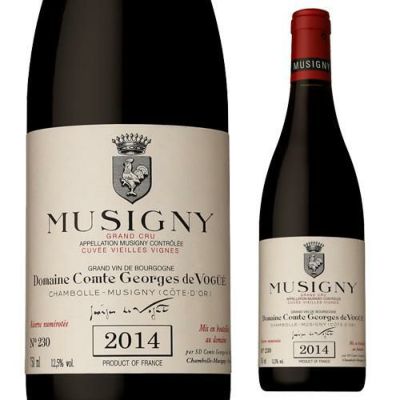 ミュジニー ヴィエイユ ヴィーニュ グラン クリュ 2014<br>コント ジョルジュ ド ヴォギュエ 750ml<br>フランス ブルゴーニュ コート ド ニュイ 特級 ピノ ノワール 赤 辛口 虎