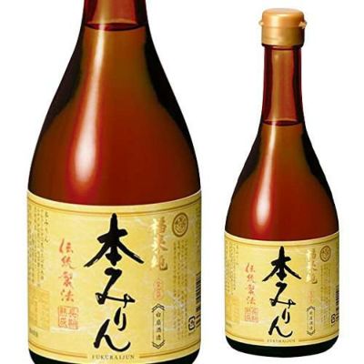 福来純 伝統製法 熟成本みりん 500ml×2本 三年熟成 白扇酒造