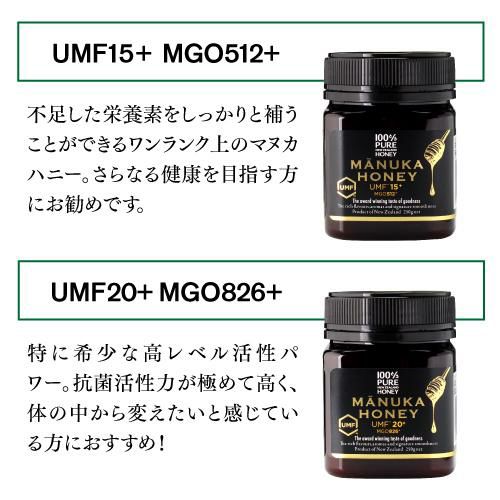 マヌカハニー UMF10＋ MGO261＋ 250g×6個 生マヌカ プレミアムハニー