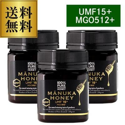 マヌカハニー UMF15＋ MGO512＋ 250g×6個 生マヌカ プレミアムハニー UMF15 MGO ギフト MANUKA HONEY はちみつ  蜂蜜 ハチミツ 非加熱 無農薬 虎S | リカマン オンライン