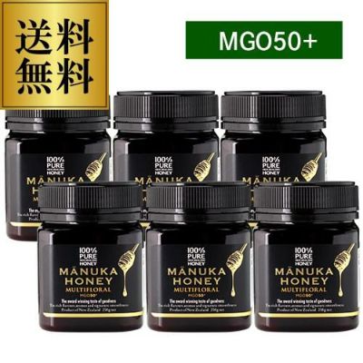 マヌカハニー マルチフローラル MGO50＋ 250g 生マヌカ MGO