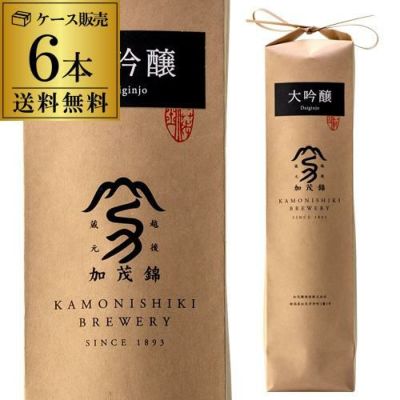 日本酒 加茂錦 米袋 純米吟醸 1.8L 6本販売 送料無料 1本あたり2,480円