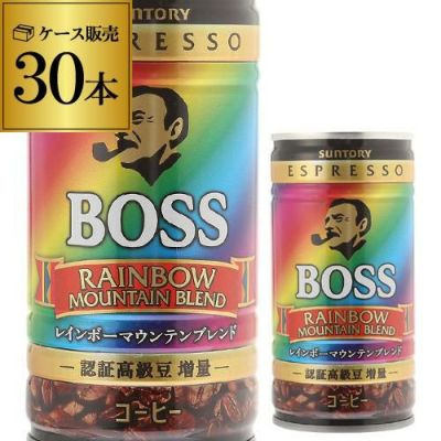 サントリー BOSS ボス レインボーマウンテンブレンドビター 185g×30缶