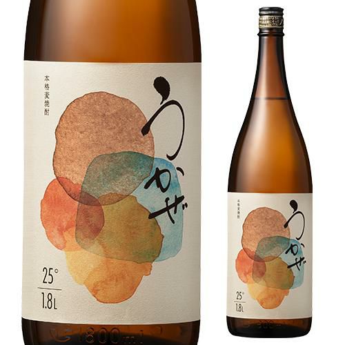 焼酎 麦焼酎 うかぜ 25度 1800ml 鹿児島県 濱田酒造むぎ焼酎 1.8L