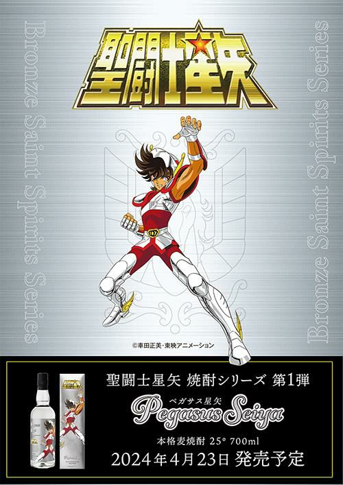 岩川醸造 ペガサス星矢 聖闘士星矢焼酎シリーズ 第1弾 麦焼酎 25度 700ml