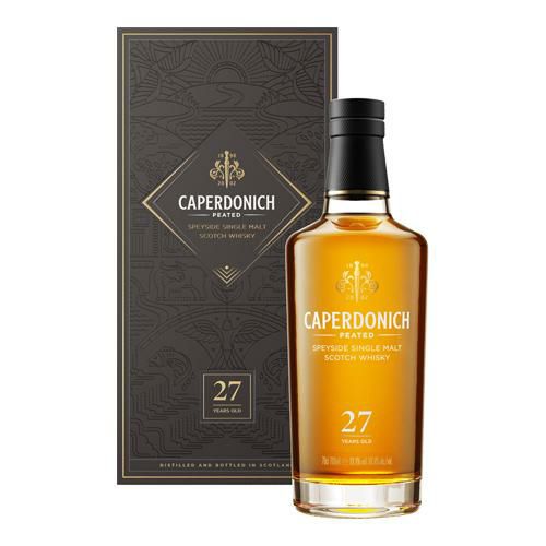 キャパドニック 27年 ピーテッド ウイスキー 700ml 54.4% 箱付 キャパドニック ピーテッド 27年 700ml 54.4度 シークレット スペイ
