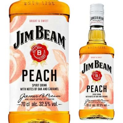 ジムビームピーチ 700ml 32.5度 サントリー バーボン リキュール JIM BEAM PEACH 長S | リカマン オンライン