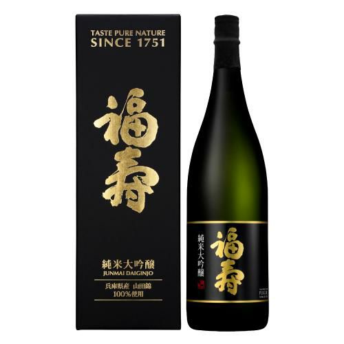 日本酒 福寿 純米大吟醸 黒ラベル 1800ml 日本酒 福寿 純米大吟醸 黒ラベル 1.8L 兵庫県 神戸酒心館 15度