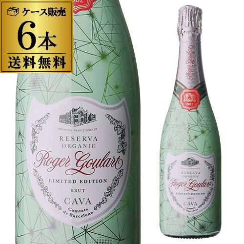 1本あたり2,200 円(税込) 送料無料 ロジャー グラート オーガニック ブリュット リミテッド 750ml 6本入スペイン カヴァ マカベオ  パレリャーダ チャレッロ ケース 浜運A | リカマン オンライン