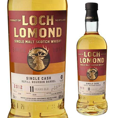 LOCH LOMOND 11年 シングルモルトウイスキー ロッホローモンド 11年 2012 リフィル バーボンバレル Y'sカスク