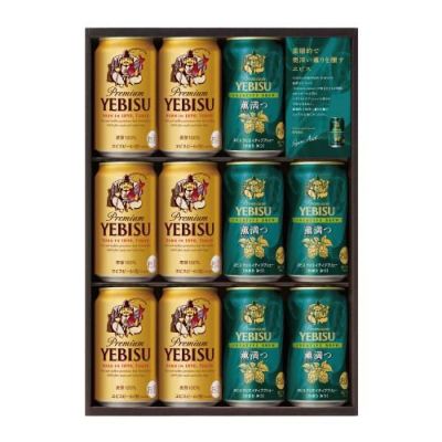 送料無料 エコ包装サッポロ YEFM3Dヱビスファミリーセット 16本入り3