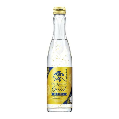 日本酒 松竹梅 白壁蔵 澪 -MIO- みお PREMIUM〈GOLD〉純金箔入 300ml
