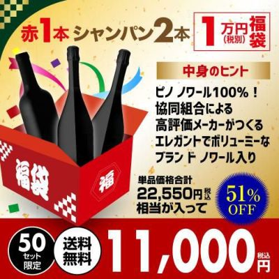 送料無料 31,350円(税込)相当が入って16,500円(税込)！ 赤ワインだけ3